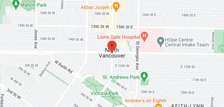 map of 127 660 E 2ND STREET